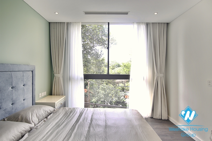 The newest house on the market is carefully prepared by the owner for every detail for rent in Ngoc Thuy Long Bien